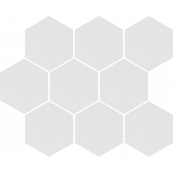 Cerrad Cambia White Lappato heksagon 27,53*33,4 мозаика, керамогранит