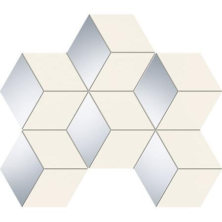 Senza white hex 28,9x22,1 мозаика