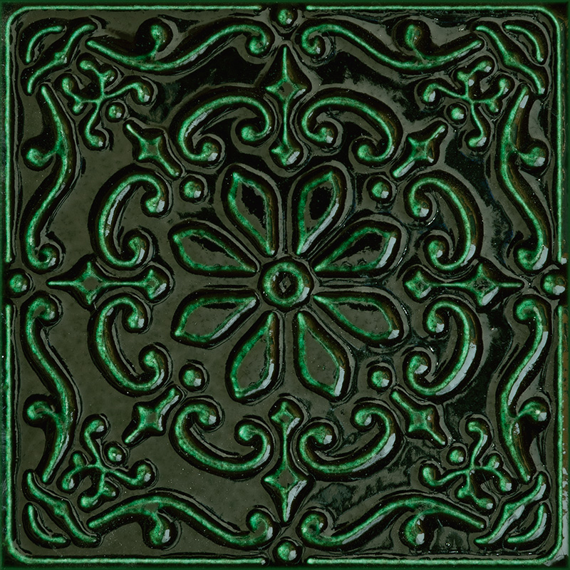 Tinta green 14,8x14,8 настенный декор