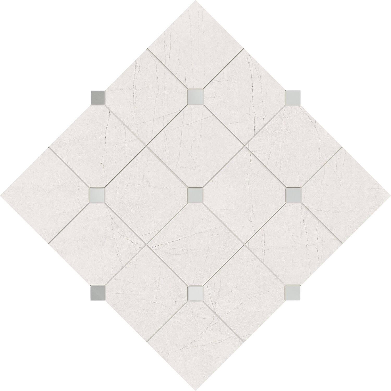 Idylla white 29,8×29,8 мозаика