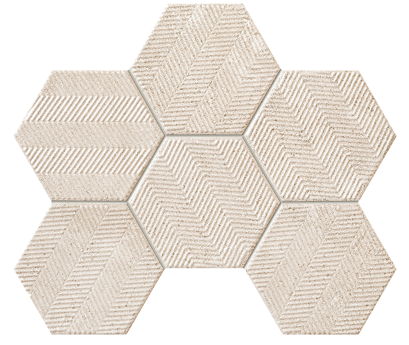 Sfumato hex 28,9x22,1 настенная мозаика