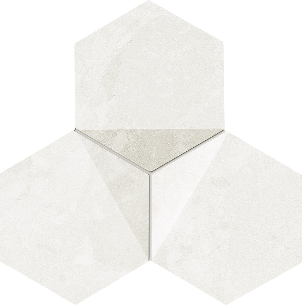 Scoria white 19,2x16,5 мозаика