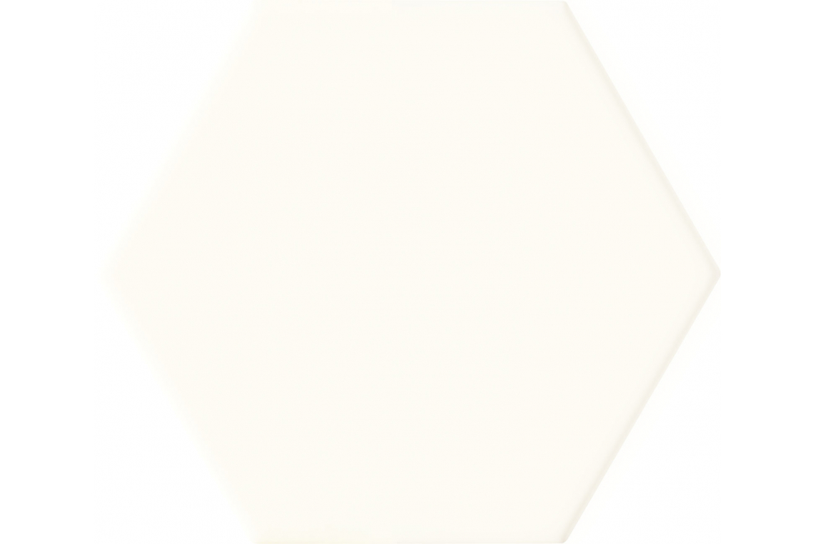 Burano white hex 11x12,5 настенная плитка