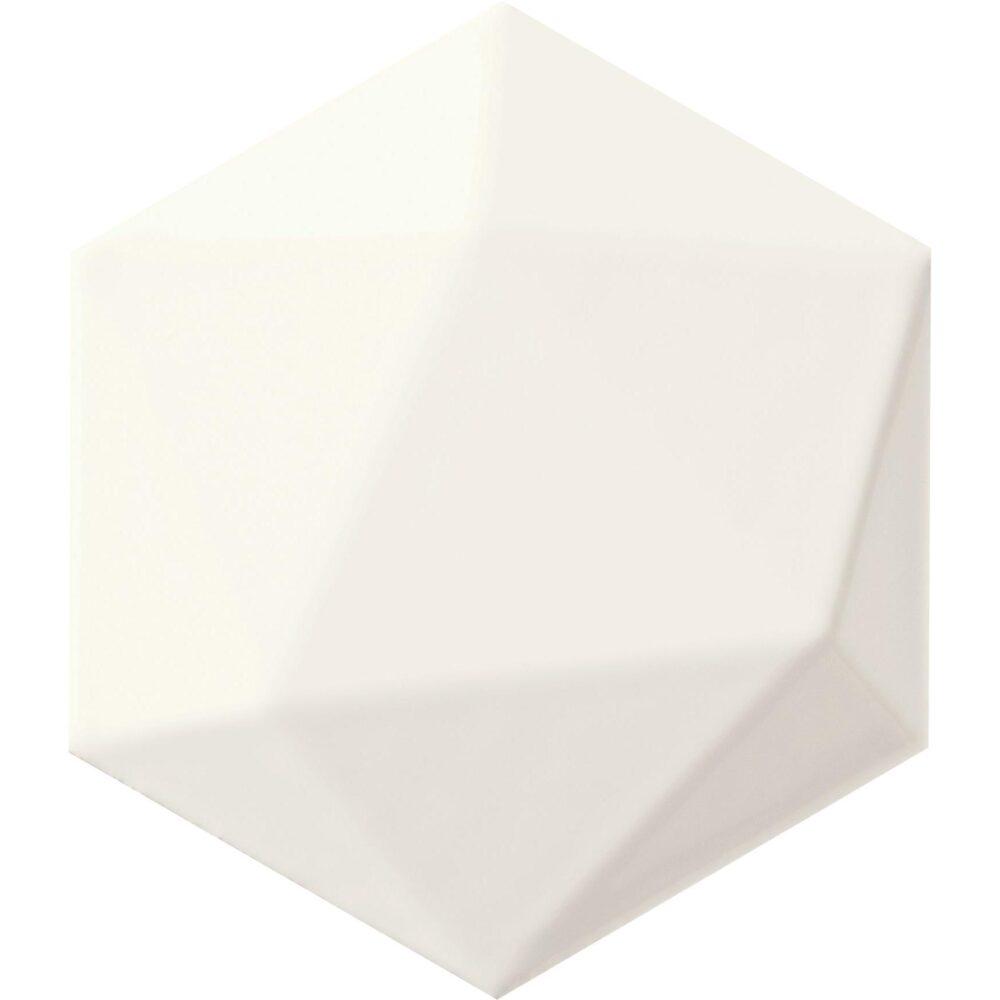 Origami white hex 11x12,5 настенная плитка